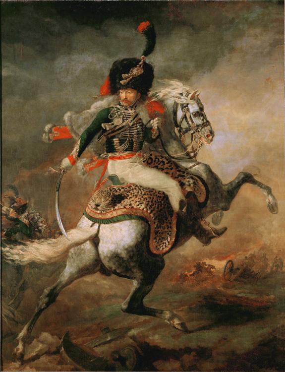 Theodore   Gericault Officer of the Imperial Guard (The Charging Chasseur) (mk09) Germany oil painting art